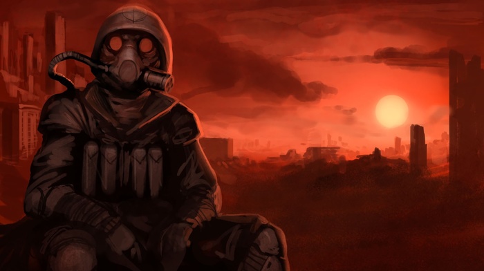 apocalyptic, Gone with the Blast Wave, gas masks