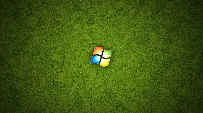 grass, logo, Microsoft Windows, technology
