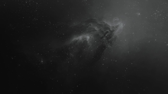 space, monochrome