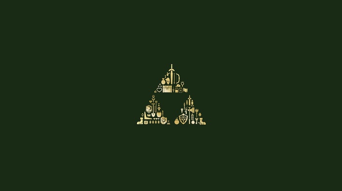 The Legend of Zelda, link, Zelda, triforce