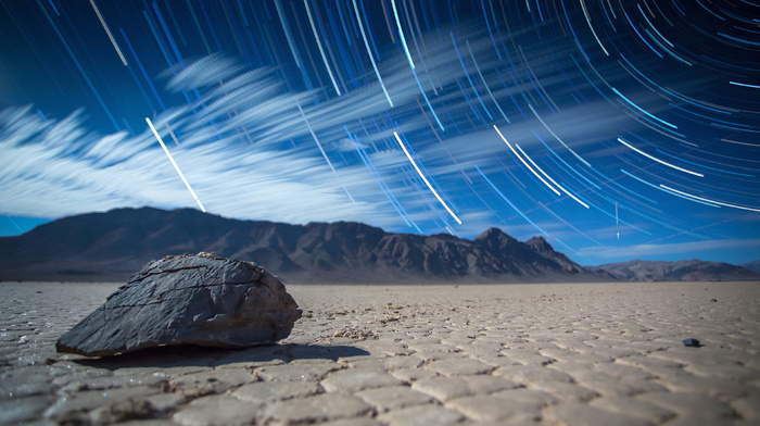 stone, desert, mountain, stunner, night