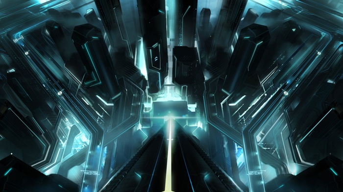 landscape, futuristic