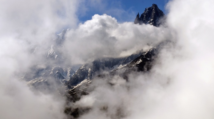 nature, mist, clouds