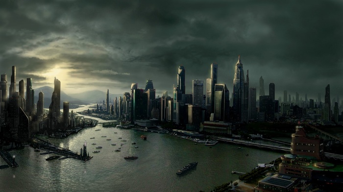 city, skyscraper