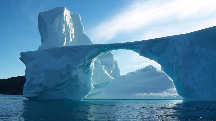 ice, nature, sea