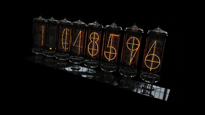 anime, steinsgate, Divergence Meter, Nixie Tubes