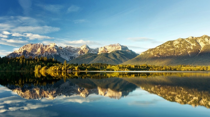 Canada, reflection, landscape, mountain, nature