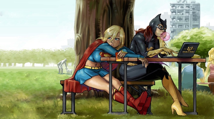 Superwoman, superheroines, Supergirl, Batwoman, Batgirl