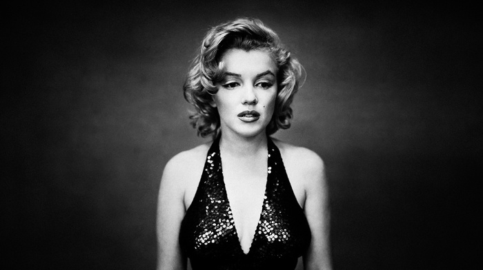 monochrome, girl, Marilyn Monroe