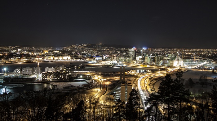 night, Oslo, Norway