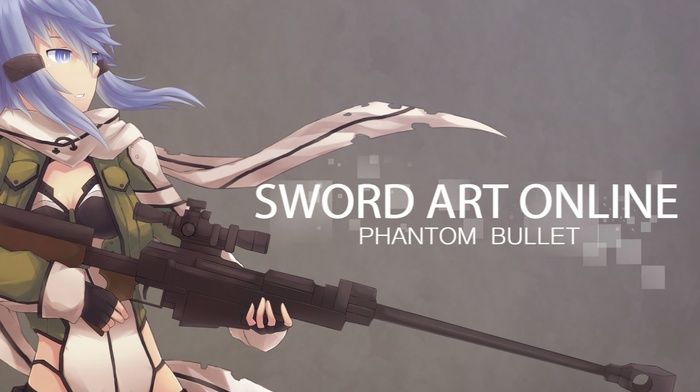 Phantom Bullet, sword art online, sniper rifle