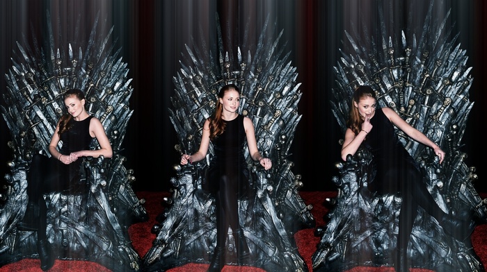 Iron Throne, Game of Thrones, Sophie Turner, Sansa Stark