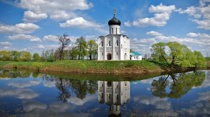 church, Russia, nature