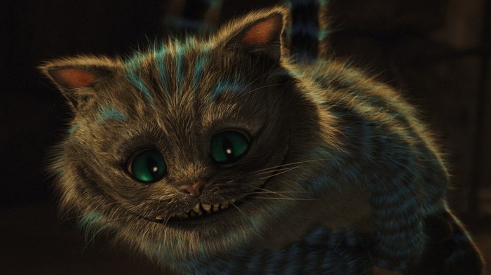 Alice in Wonderland, cat, Cheshire Cat, flying
