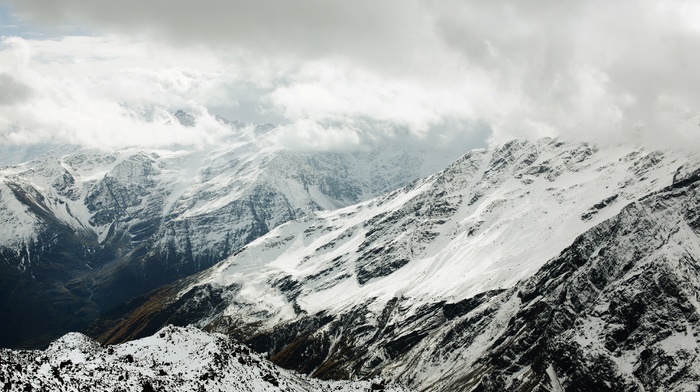 Caucasus Mountains, nature, landscape, mountain