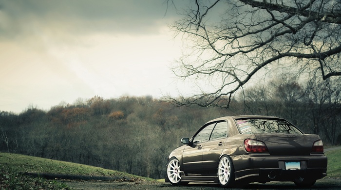 Subaru, car, stance