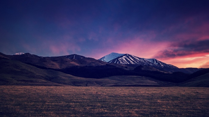 sky, landscape, mountain