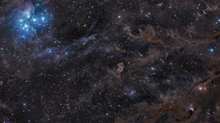 nebula, space, stars