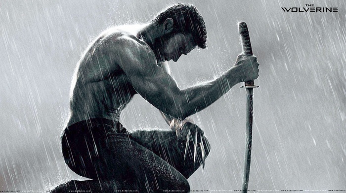 sword, shirtless, Wolverine