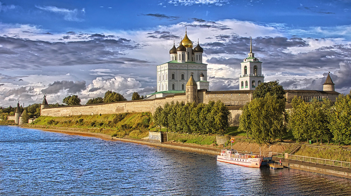 river, cities, Russia