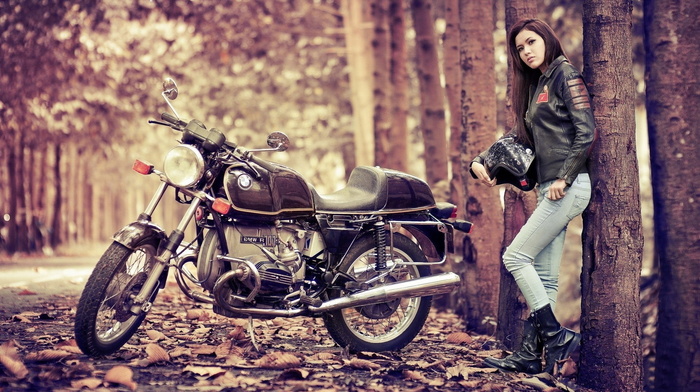 jeans, nature, helmet, motorcycles, bike, jacket