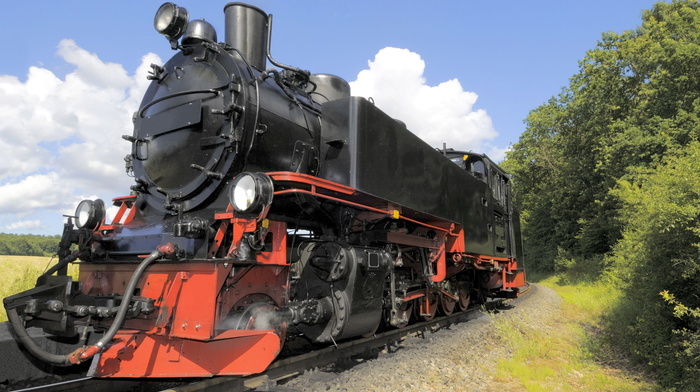 speed, train, nature