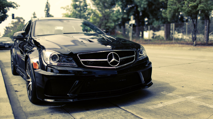 road, cars, trees, black, street