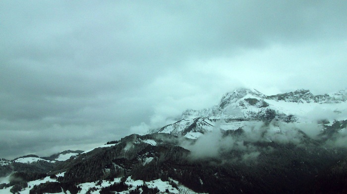 nature, snow