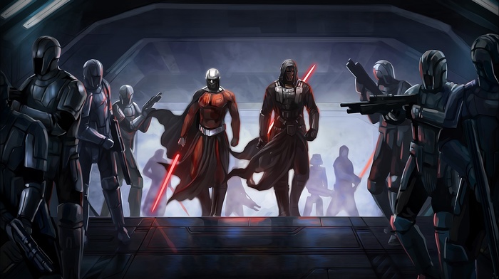 lightsaber, Star Wars Knights of the Old Republic, Star Wars, Revan, Knights of the Old Republic, Sith, Malak