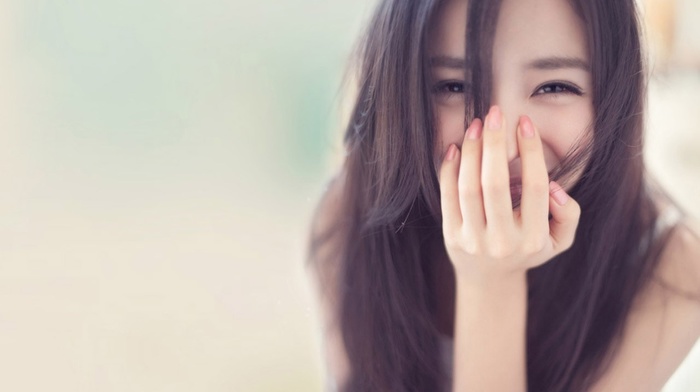 Asian, girl, brunette