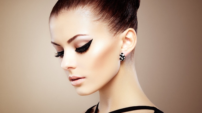 girls, girl, brunette, sight