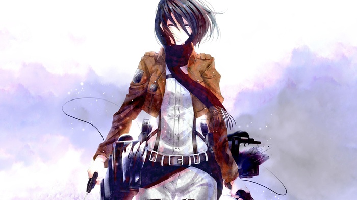 anime girls, Mikasa Ackerman, anime, Shingeki no Kyojin