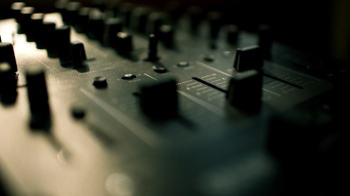 consoles, depth of field, sound, techno, mixing consoles