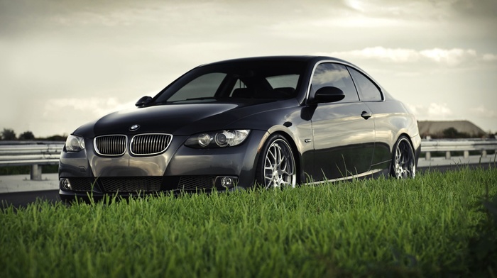 BMW, bmw, wheels, cars, black, sky