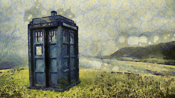 Doctor Who, tardis, The Doctor, artwork