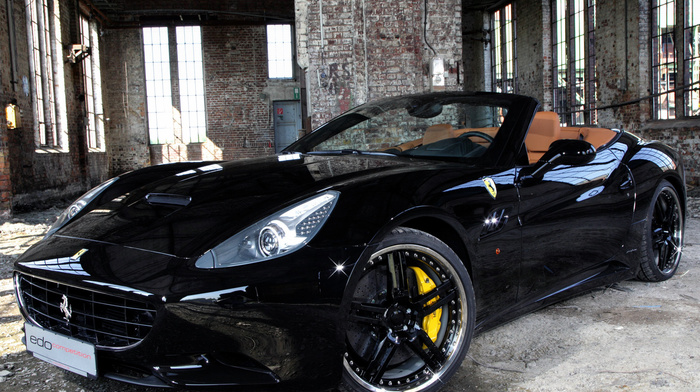 black, Ferrari, sportcar, building, wheels, cars, headlights