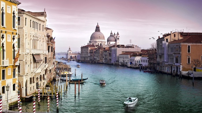 boat, Italy, Venice, city