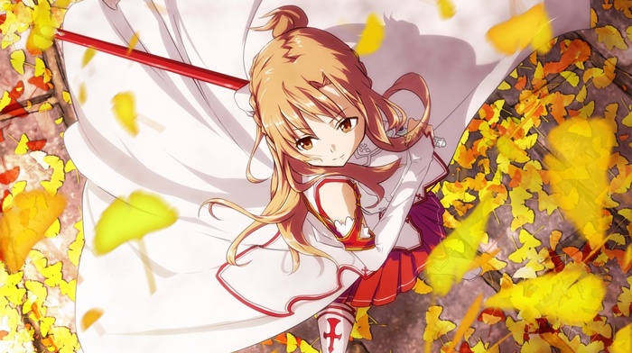 sword art online, anime, anime girls, Yuuki Asuna