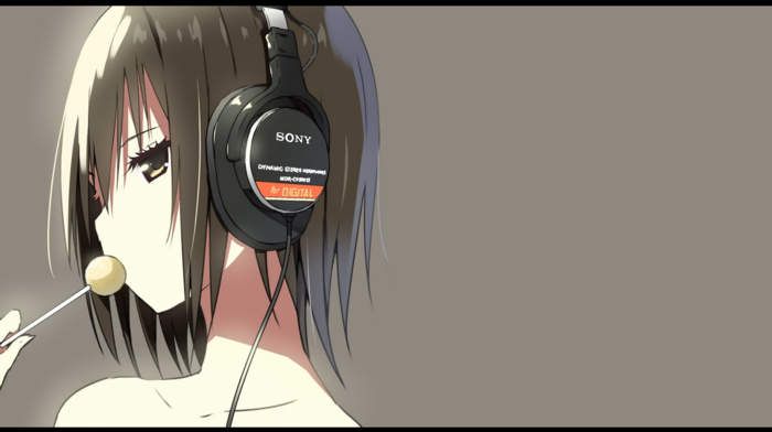 original characters, headphones, anime girls