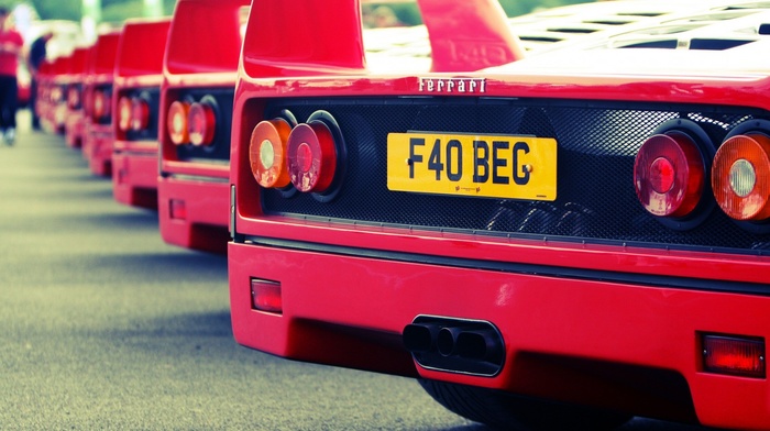 old car, Ferrari F40, F40