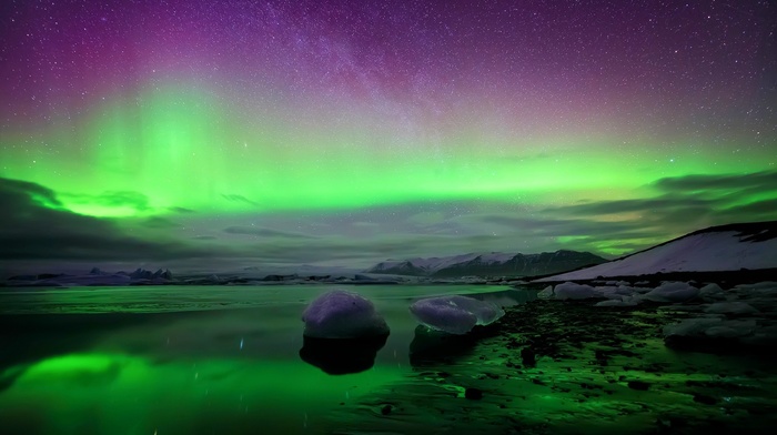 aurorae, sky, nature