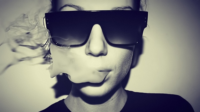 glasses, girl