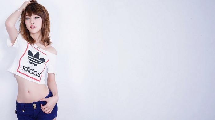 brunette, girl, Asian