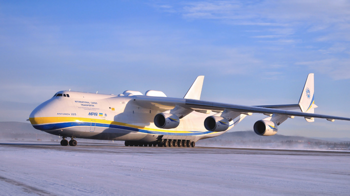 Ukraine, in, winter, aircraft, airplane