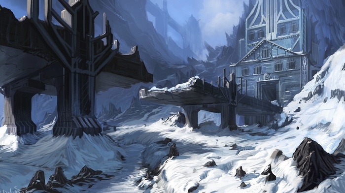 snow, artwork