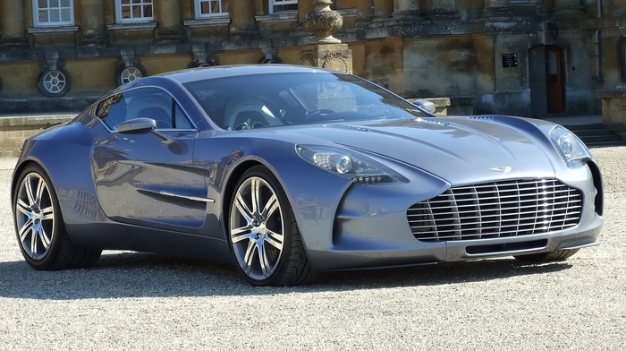car, Aston Martin, cars, gray