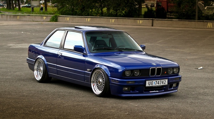 stance, BMW, BMW E30, BBS