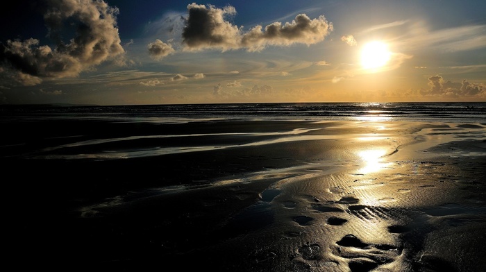 horizon, beach, nature