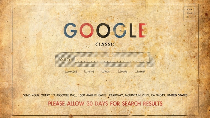 web design, Google, vintage