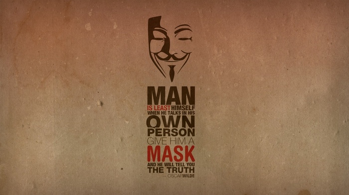 Guy Fawkes mask, quote, Anonymous, Guy Fawkes
